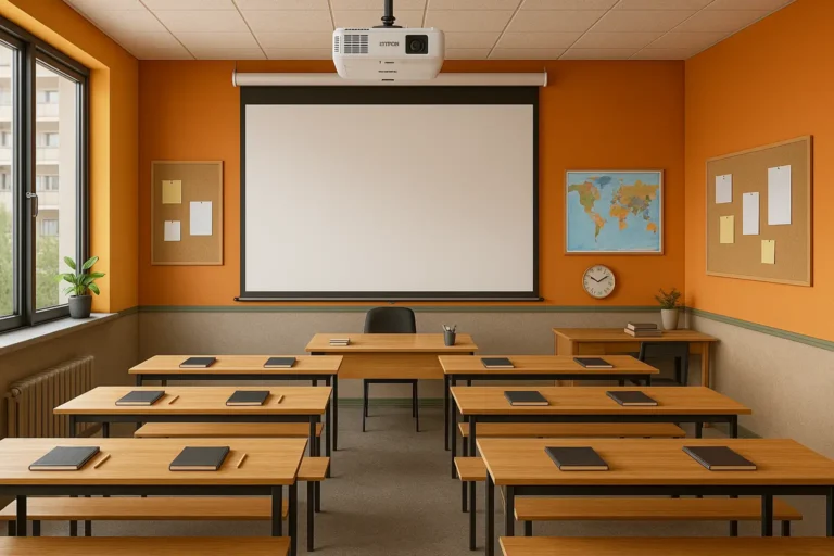 toile de projection école